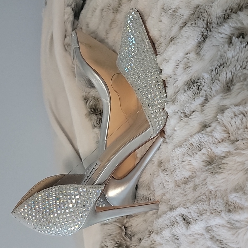 Rhinestone pumps